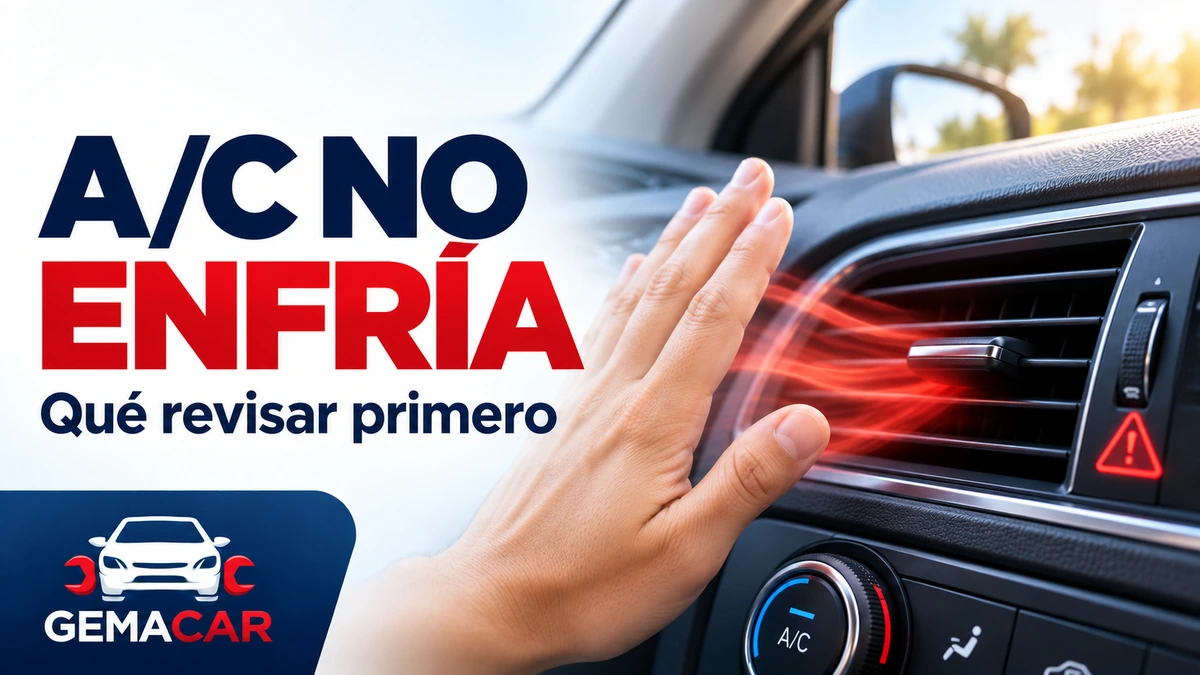 Por qué el aire acondicionado del auto no enfría
