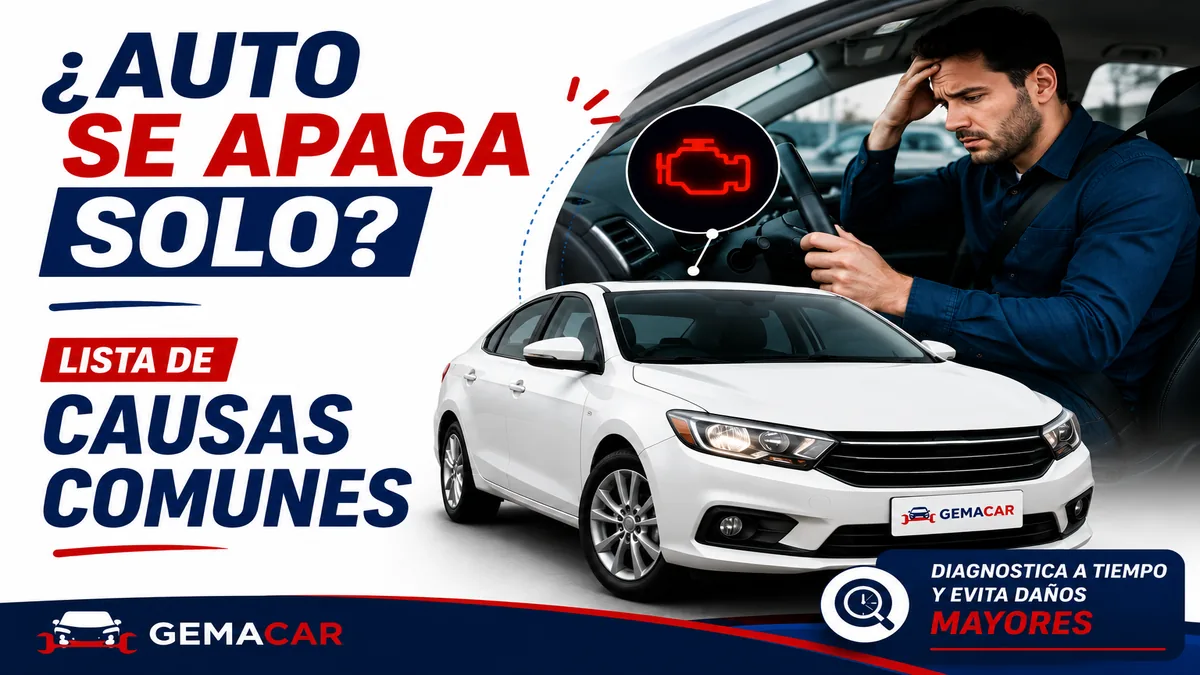 Auto se apaga solo: causas comunes y qué revisar primero
