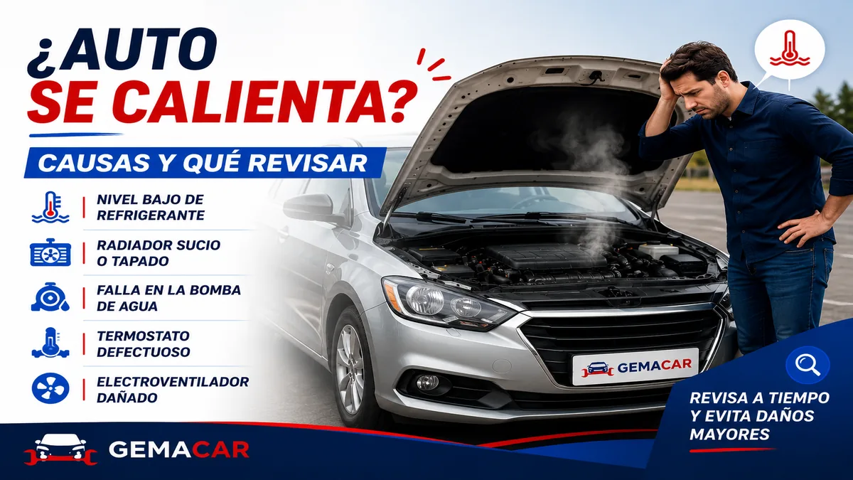 Auto se calienta: causas y qué revisar para evitar daños