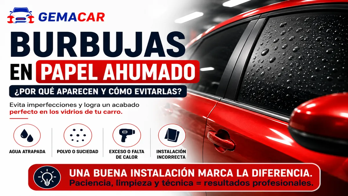 Burbujas en el papel ahumado: causas, soluciones y cuándo reclamar