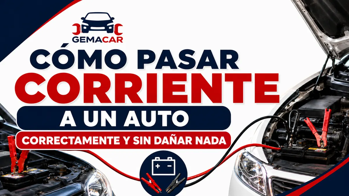 Cómo pasar corriente a un auto correctamente y sin dañar nada