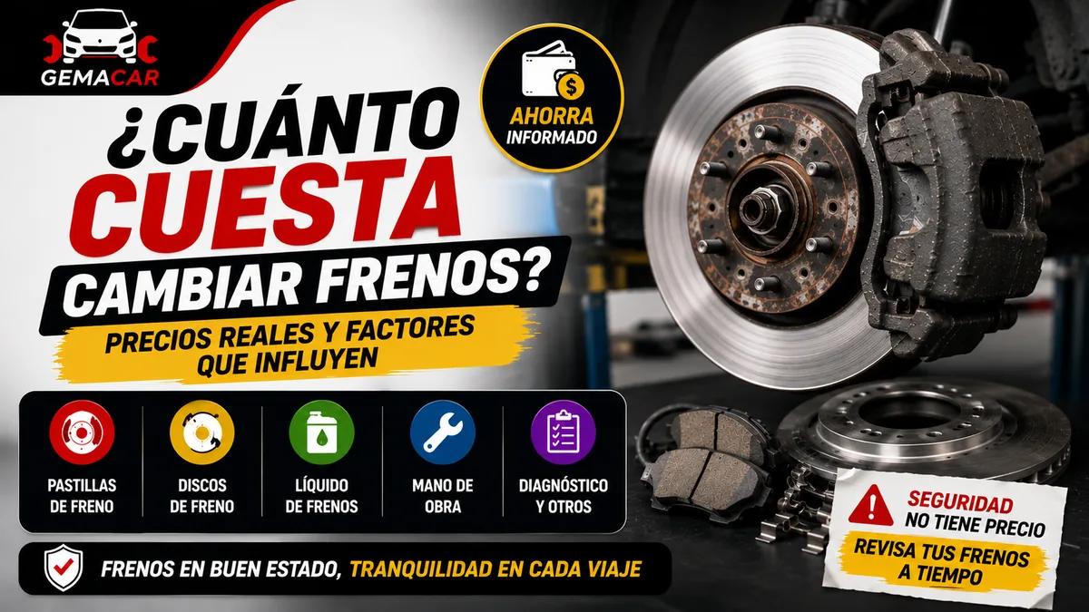Cuánto cuesta cambiar frenos: precios, piezas y qué revisar antes de pagar