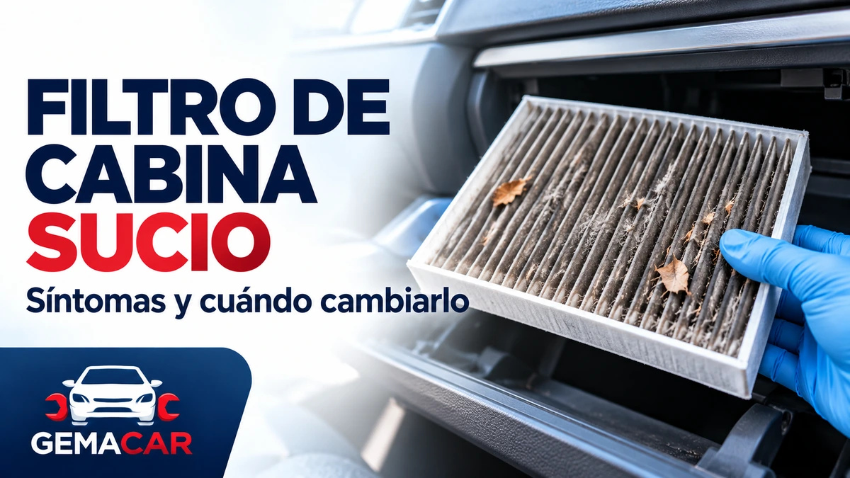 Filtro de cabina sucio: síntomas y cuándo cambiarlo