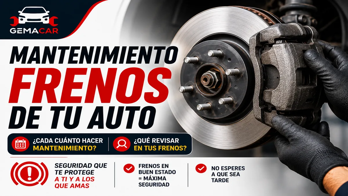 Mantenimiento de frenos del auto: revisión, señales y cada cuánto hacerlo