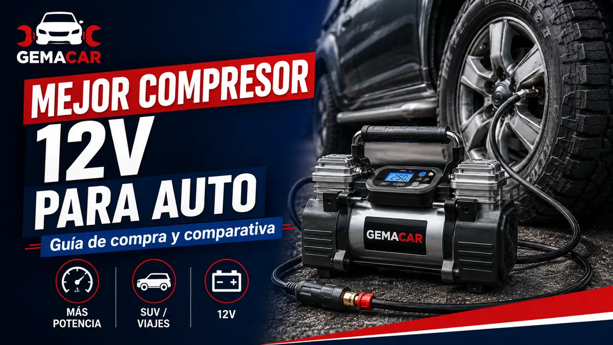 Mejor compresor 12V para inflar llantas del auto