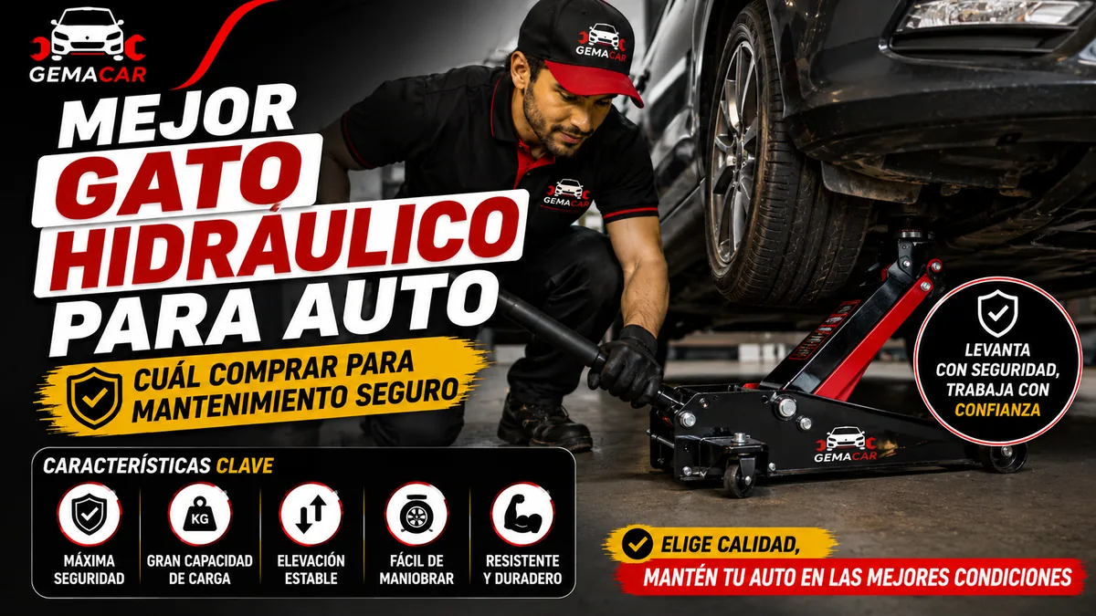 Mejor gato hidráulico para auto: cuál comprar y cómo elegirlo seguro