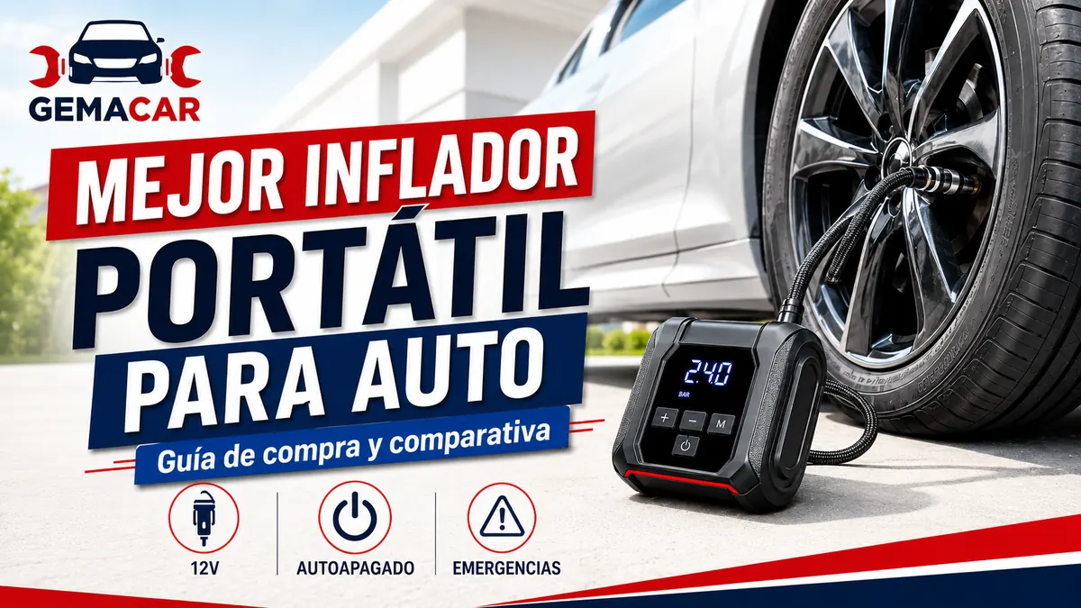 Mejor inflador portátil para auto: cuál comprar