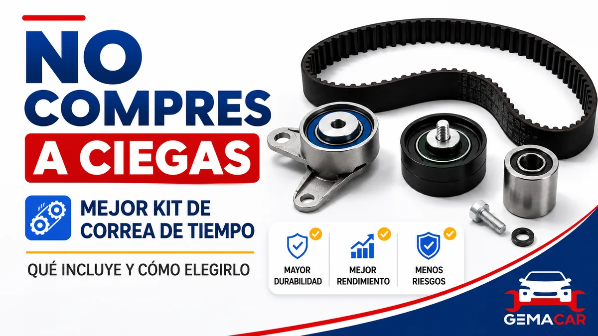 Mejor kit de correa de tiempo: qué incluye y cómo elegirlo