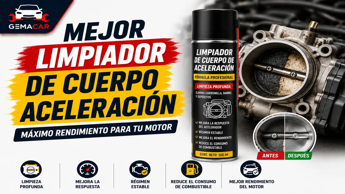 Mejor limpiador de cuerpo de aceleración: cuál comprar y cuándo usarlo