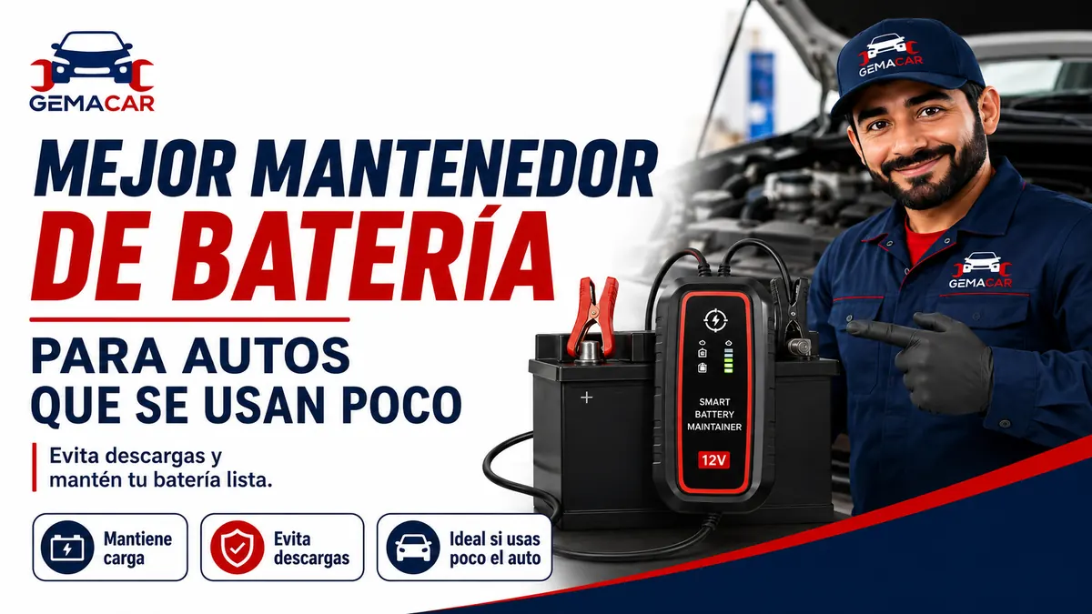 Mejor mantenedor de batería para autos que se usan poco