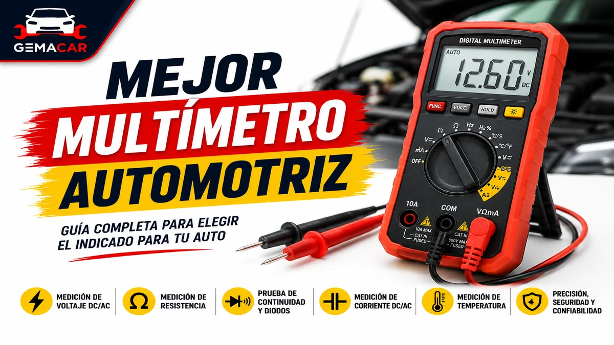 Mejor multímetro automotriz: cuál comprar y cómo usarlo en tu auto