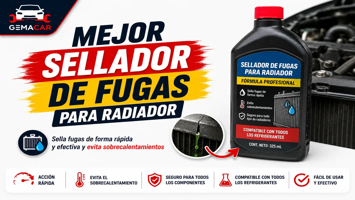 Mejor sellador de fugas para radiador: cuándo usarlo y cuál comprar