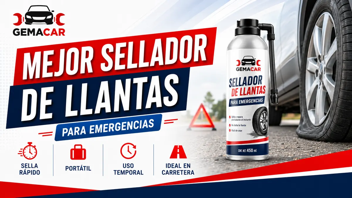 Mejor sellador de llantas para emergencia: cuál comprar