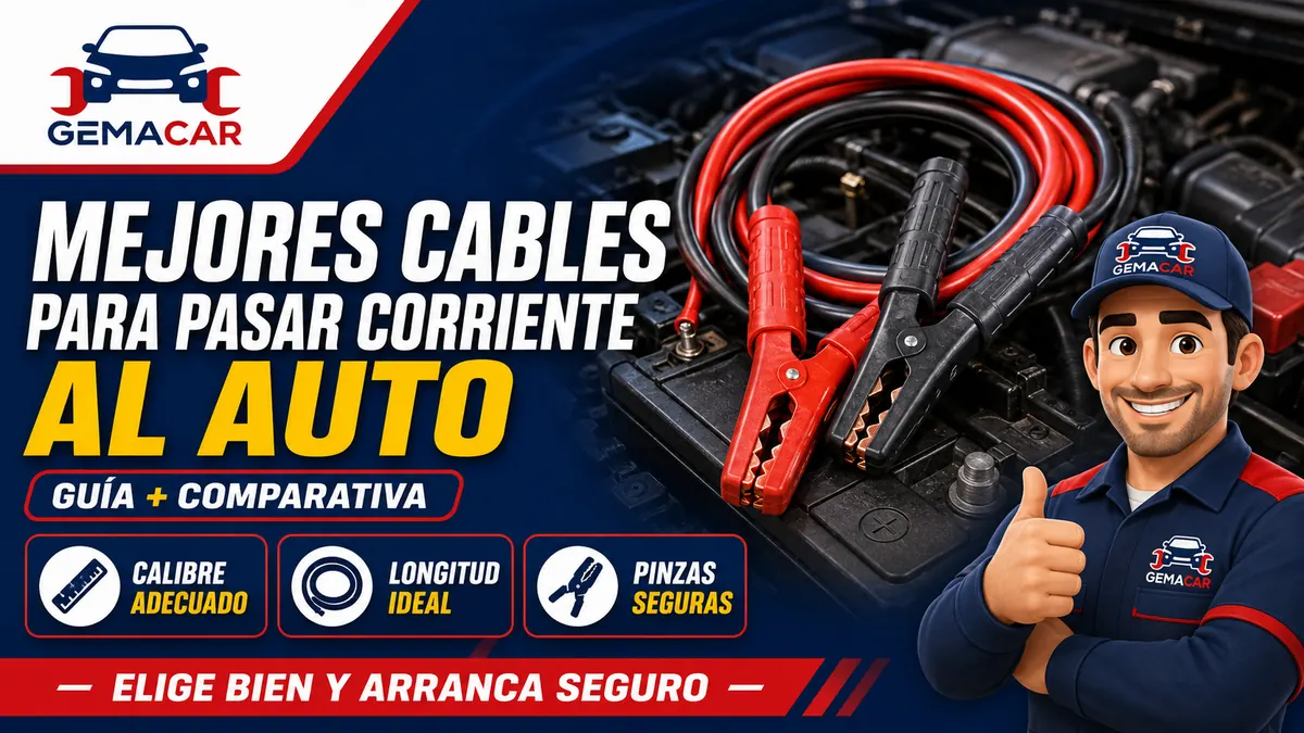 Mejores cables para pasar corriente al auto: cuáles comprar