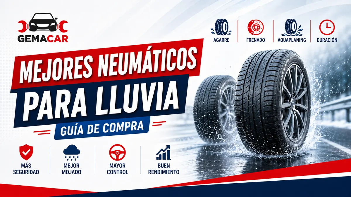 Mejores neumáticos para lluvia: cuáles comprar