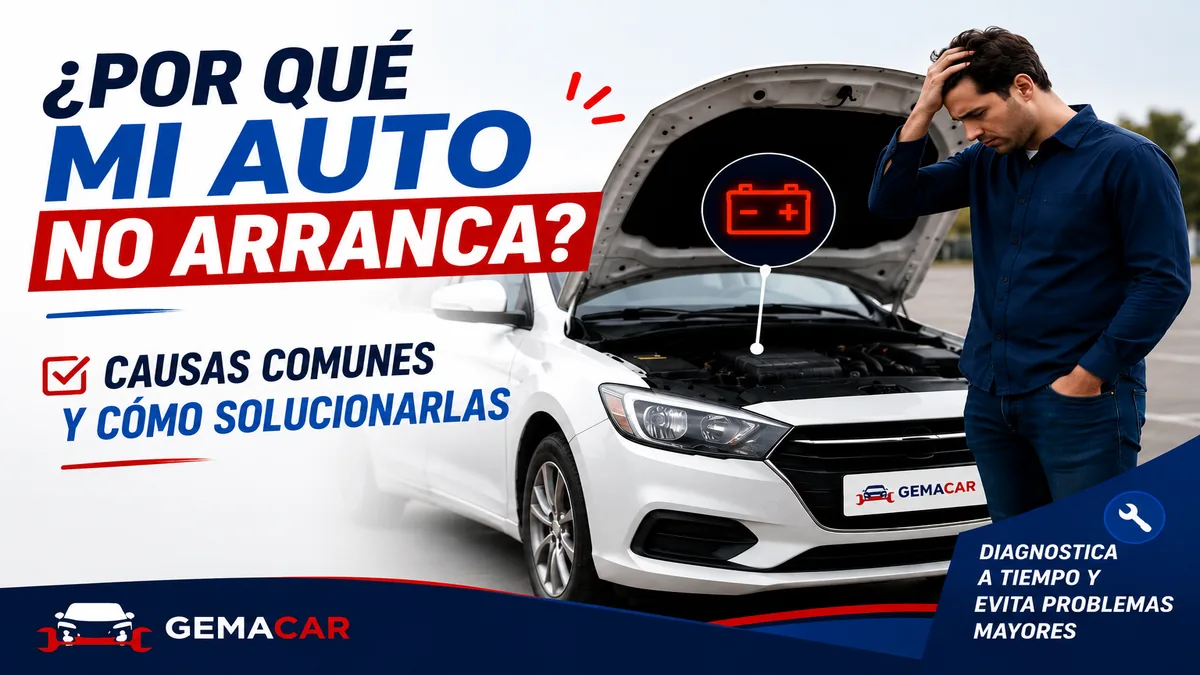 Por qué mi auto no arranca: causas comunes y qué revisar primero