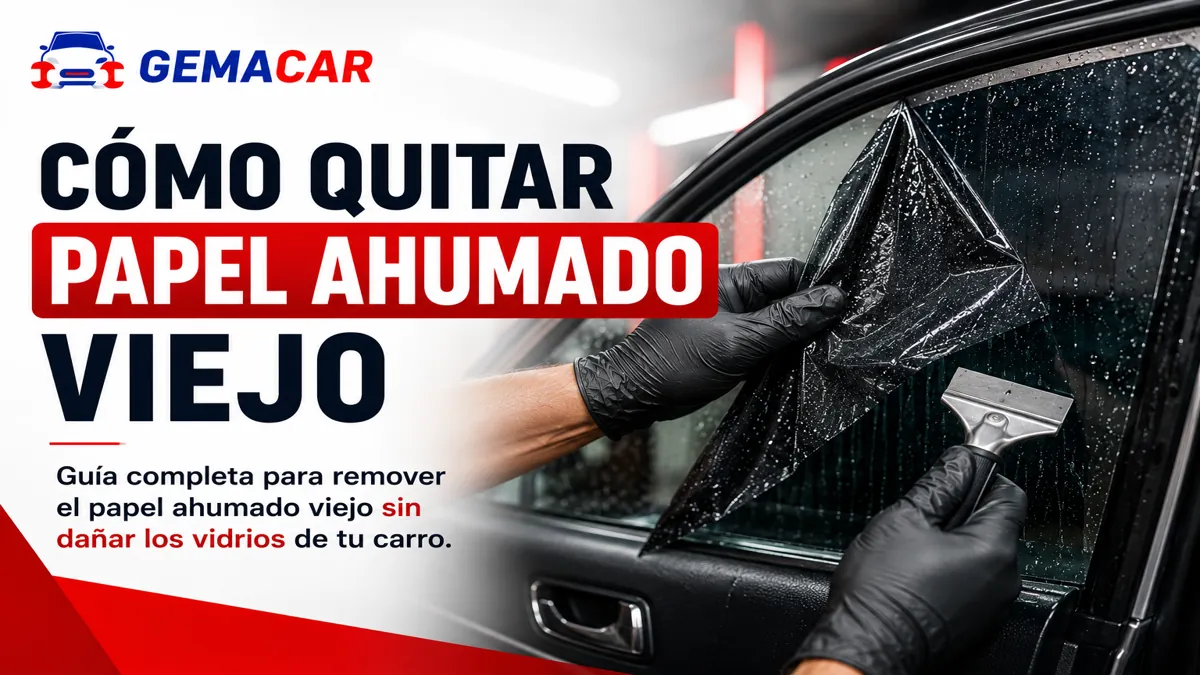 Cómo quitar papel ahumado viejo sin dañar el vidrio: qué debes saber