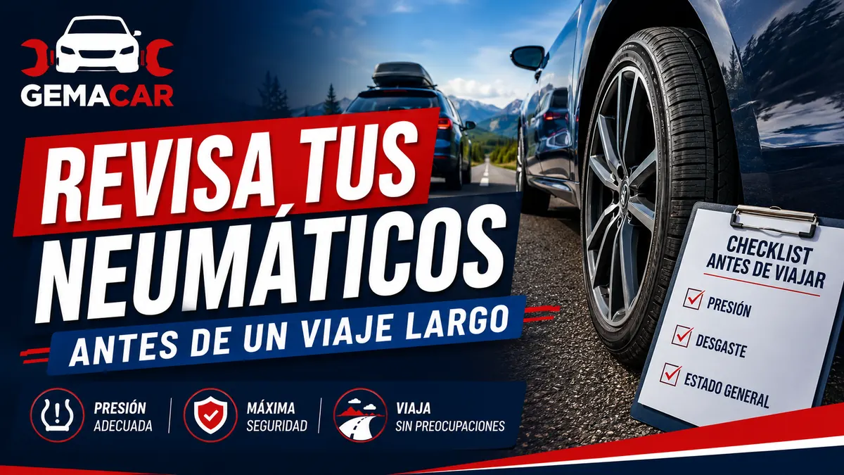 Cómo revisar los neumáticos antes de un viaje largo