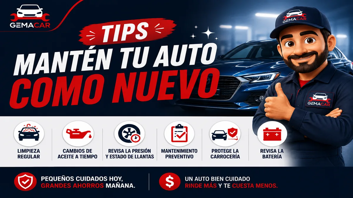 10 tips para mantener tu auto como nuevo por más tiempo (2026)